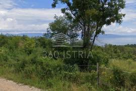 Veće građevinsko zemljište sa pogledom more, pogodno za projekte, 9160 , Labin