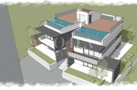 Smokvica- moderan stan na drugom katu sa otvorenim pogledom na more, Novi Vinodolski