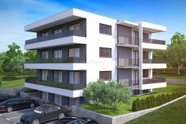 Novogradnja Mandre, Pag, 2. kat, 2S+DB, pogled na more, Kolan