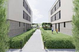 Trosoban stan, Fažana – prizemlje s vrtom, 2 parkirna mjesta, zatvoreni kompleks s bazenom 85 m², Fažana