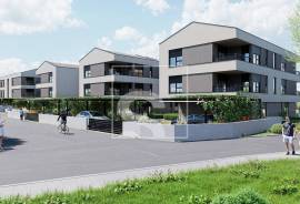 Jednosoban stan novogradnja, Fažana, Istra – prizemlje s vrtom, zatvoreni kompleks s bazenom, Fažana