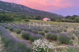 Građevinsko zemljište 1.250 m² s dozvolom i temeljima – Bribir, pogled more, 1250 , Vinodolska Općina