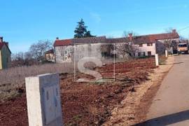 Građevinsko zemljište,ishodovana građevinska dozvola, infrastruktura na terenu, 1077 , Barban