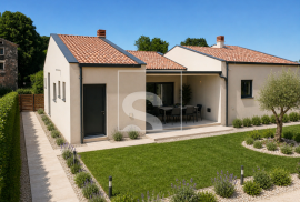 Duplex prizemnica s 3 spavaće sobe 10 kilometara do mora, 110 , Poreč