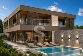 Duplex vila s grijanim bazenom, 4 spavaće sobe - Vodnjan, 240 , Vodnjan