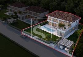 Poreč okolica, zemljište s građevinskom dozvolom pogled more, 956 , Poreč