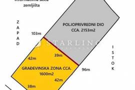 GRAĐEVINSKO ZEMLJIŠTE, PRODAJA, ZAGREB, JEŽDOVEC, 3753 m2, 3753 , Zagreb - Okolica