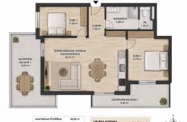 Stan Novalja, penthouse, blizina centra, pogled na more, Novalja