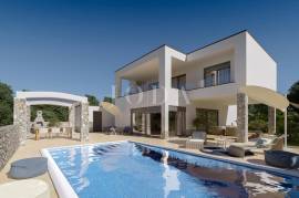 Moderna villa s bazenom i pogledom na more, 173 , Malinska