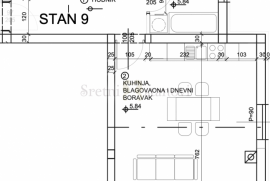 Stan novogradnja Rešetari, 2S+DB, pogled na more, Kastav