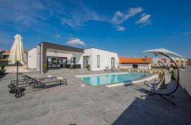 Žminj, moderna Villa sa bazenom, jacuzzijem i saunom, 120 , Zminj