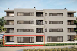 Četverosobni stan u prizemlju sa vrtom, novogradnja, Tar-Vabriga