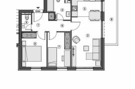 Stan novogradnja Gajnice, Zagreb, 2S+DB, Podsused - Vrapče