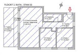 STAN S3, NOVOGRADNJA, PRODAJA, STARA NOVALJA, 70 m2, 3-soban, Novalja