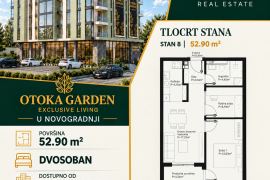 Dvosoban stan u stambeno-poslovnom objektu \
