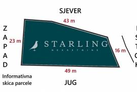 GRAĐEVINSKO ZEMLJIŠTE, PRODAJA, ZAGREB, MAKSIMIR, LAŠĆINA, 824 m2, 589 m2 NETO, 824 , Maksimir